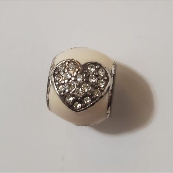 Brighton Jewelry - Brighton White Heart Charm